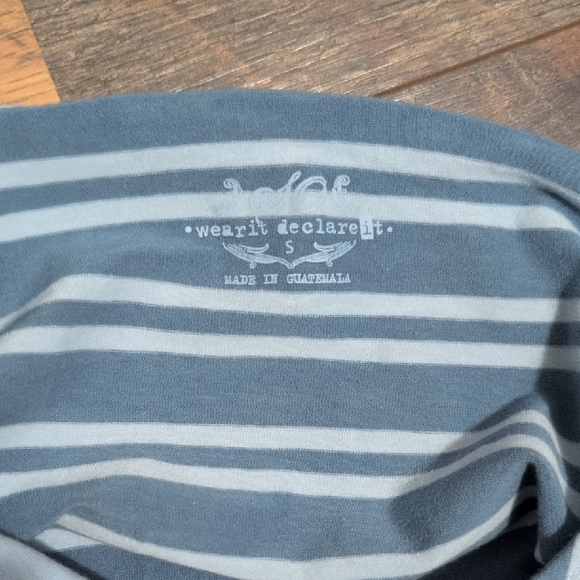 Striped Halter Top in Blues - Picture 6 of 6